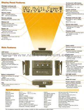 Receptor buscapersonas PB-711; OI Electric CO LTD.; (ID = 2442532) Commercial Re