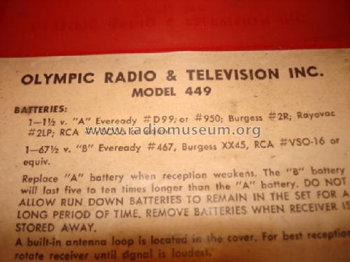 449 ; Olympic Radio & (ID = 875444) Radio