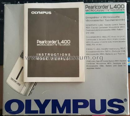 Pearlcorder L400 R-Player Olympus Co.; Tokyo, build 1992, 3