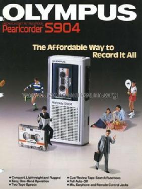 Pearlcorder - Microcassette Recorder S904; Olympus Co.; Tokyo (ID = 1845427) R-Player