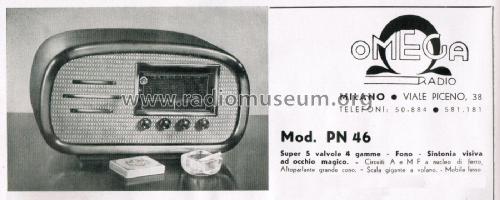 PN46; Omega Radio; Milano (ID = 2536573) Radio