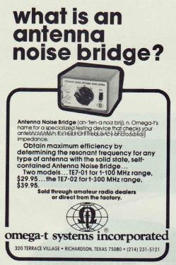 Antenna Noise Bridge TE7-01; Omega-t Systems Inc. (ID = 2062576) Amateur-D
