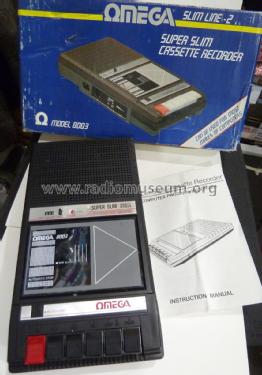 Super Slim Cassette Recorder - Slim Line-2 8003; Omega brand?; where (ID = 1751465) Enrég.-R