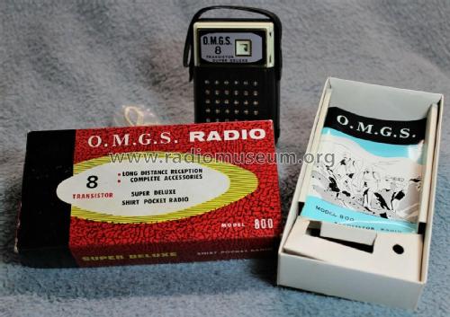 8 Transistor Super Deluxe 800; OMGS, O.M.G.S.; New (ID = 2443230) Radio