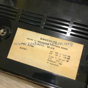 FM/AM 11 Transistor TF-54; Omscolite Corp.; (ID = 2677803) Radio