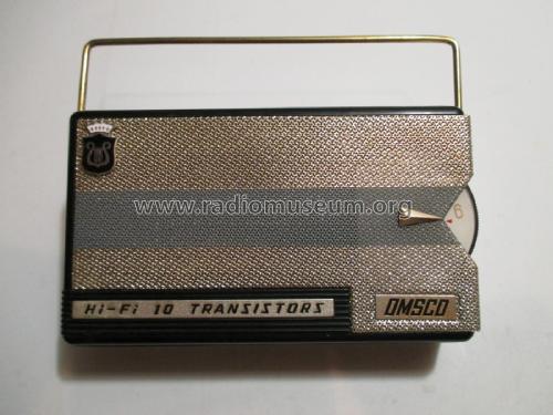 Omsco Hi-Fi 10 Transistors ; Omscolite Corp.; (ID = 2386269) Radio