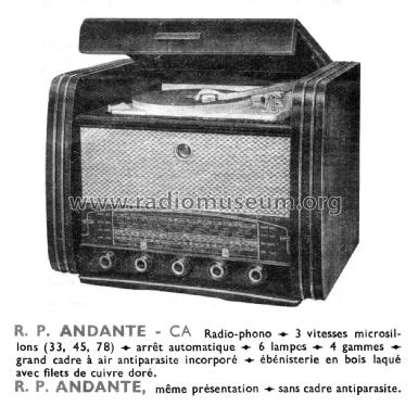 RP Andante ; Ondax; Paris (ID = 1994778) Radio