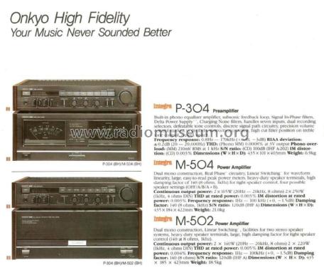 Onkyo m508 схема