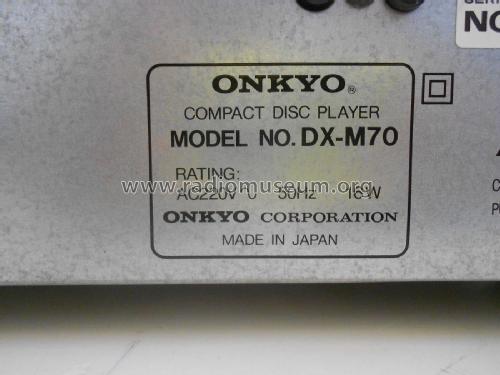 Opto-Coupling Compact Disc Player DX-M70; Onkyo, Osaka Denki (ID = 2149638) R-Player