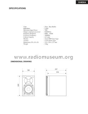 Speaker System D-N3XA; Onkyo, Osaka Denki (ID = 1990565) Speaker-P