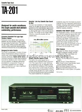 Stereo Cassette Tape Deck TA-201; Onkyo, Osaka Denki (ID = 2067954) R-Player