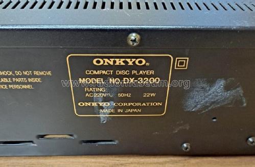 Integra Compact Disc Player DX-3200; Onkyo, Osaka Denki (ID = 2892251) R-Player