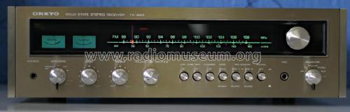 TX-440; Onkyo, Osaka Denki (ID = 3120758) Radio