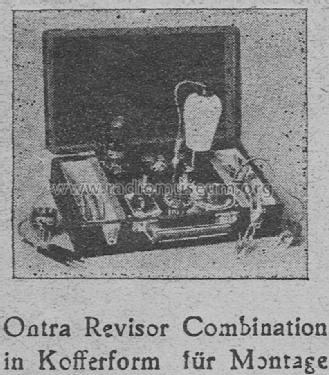 Combination Universalprüfgerät Ontra Revisor; Ontra - Werkstätten; (ID = 1532590) Equipment