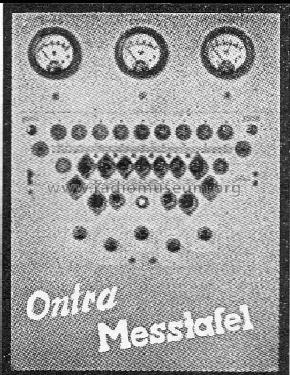 Messtafel ; Ontra - Werkstätten; (ID = 1295367) Equipment