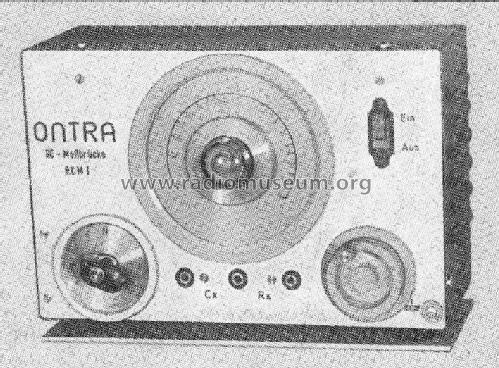 RC-Messbrücke RCM/ I; Ontra - Werkstätten; (ID = 1279852) Equipment