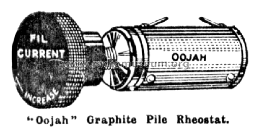 Graphite Pile Rheostat ; Oojah where? (ID = 671767) Radio part