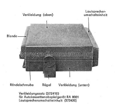 Lautsprecherumschalteinheit für Autokassettenspieler RA8001 572420; Optima (ID = 1732597) Misc