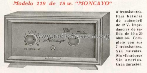 Moncayo 119; Optimus; Gerona (ID = 574035) Ampl/Mixer