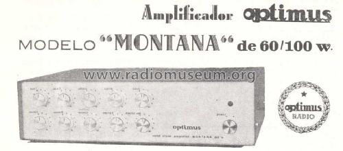 Montana 1589; Optimus; Gerona (ID = 1183434) Ampl/Mixer