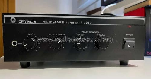 Public Adress Amplifier A-2010; Optimus; Gerona (ID = 3123765) Ampl/Mixer