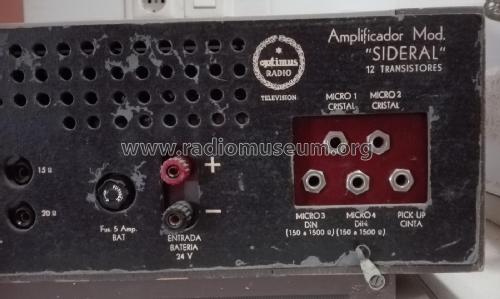 Sideral Amplificador 40 Watt ; Optimus; Gerona (ID = 2684526) Ampl/Mixer