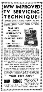 Signal Generator 103; OR - Oak Ridge (ID = 2931308) Equipment
