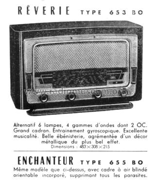 Enchanteur 655BO; ORA, Oradyne, Gérard (ID = 1418496) Radio