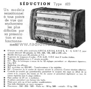 Séduction 623; ORA, Oradyne, Gérard (ID = 1417914) Radio