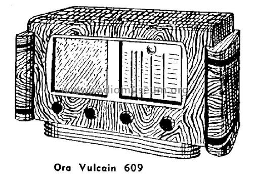 Vulcain 609; ORA, Oradyne, Gérard (ID = 700108) Radio