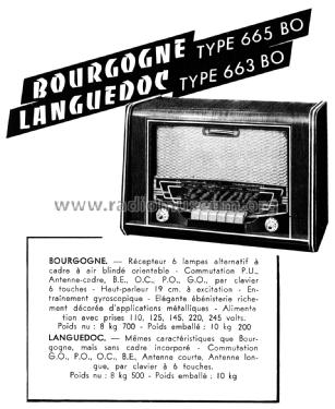 Bourgogne 665BO; ORA, Oradyne, Gérard (ID = 2499381) Radio