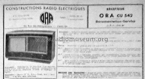 CU542; ORA, Oradyne, Gérard (ID = 2498945) Radio