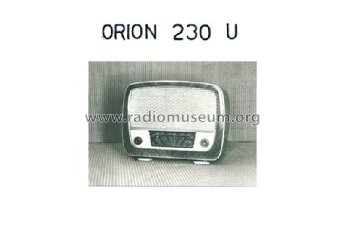 230U/010; Orion; Budapest (ID = 1497880) Radio