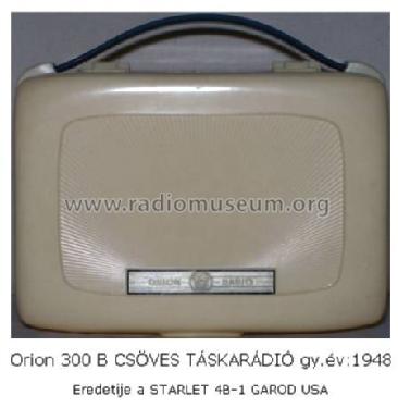 300B; Orion; Budapest (ID = 824287) Radio