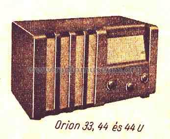 44U; Orion; Budapest (ID = 134174) Radio