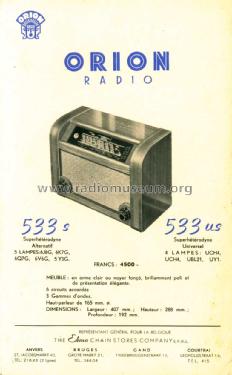 533s; Svenska Orion; (ID = 2760597) Radio