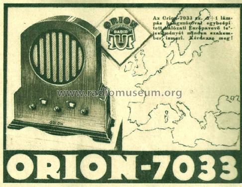 7033; Orion; Budapest (ID = 2255450) Radio