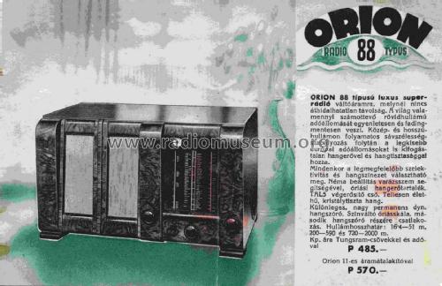 88; Orion; Budapest (ID = 2110160) Radio