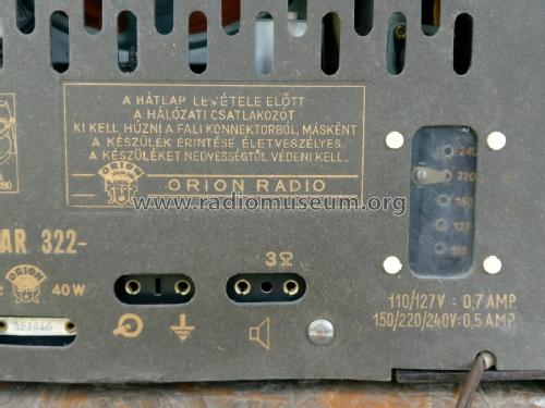 AR322; Orion; Budapest (ID = 2104598) Radio
