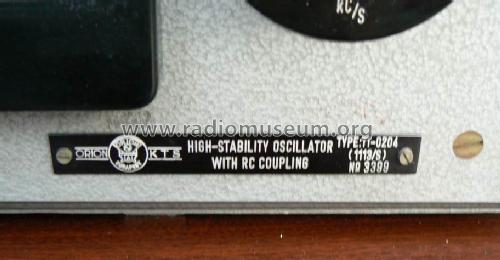 High-Stability Oscillator TT-0204 ; Orion; Budapest (ID = 793446) Equipment