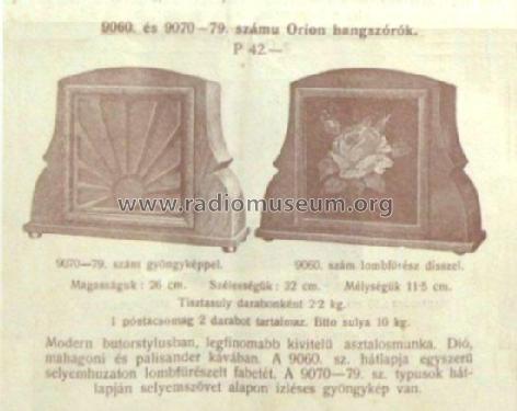 Speaker 9071; Orion; Budapest (ID = 1797111) Parleur