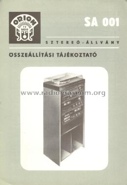 Sztereó állvány - Stereo Rack SA001; Orion; Budapest (ID = 2225785) Altri tipi