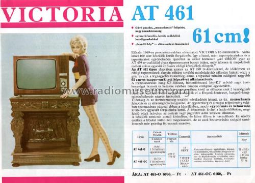 Victoria AT 461; Orion; Budapest (ID = 1094326) Télévision