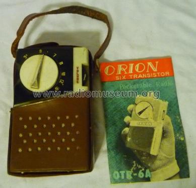 De Luxe Six Transistor OTR-6A; Orion Electric Co., (ID = 2990505) Radio