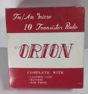 FM/AM 10 Transistor MFA10 ; Orion Electric Co., (ID = 3002746) Radio