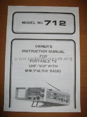 Radio Micro TV 712; Orion Electric Co., (ID = 1273372) TV Radio