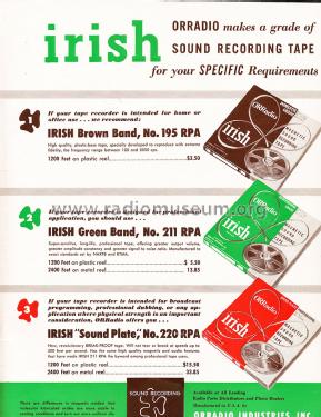 Irish Brown Band No. 195 RPA; Orradio Industries (ID = 1800985) Misc