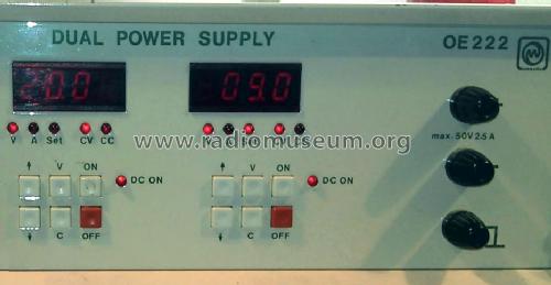 Dual Power Supply - DC Kettős Laboratóriumi Tápegység OE-222; Orvosi Müszer (ID = 1216775) Equipment