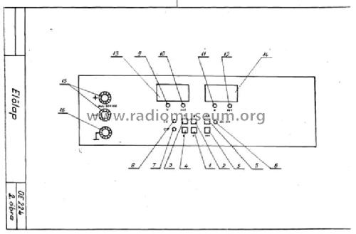 Stab. DC Power Supply OE-224; Orvosi Müszer (ID = 793078) Equipment