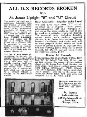 St. James Upright Eight ; Oscillector, St. (ID = 3040709) Kit
